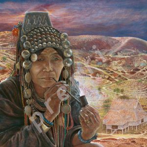 Abendröte im goldenen Dreieck