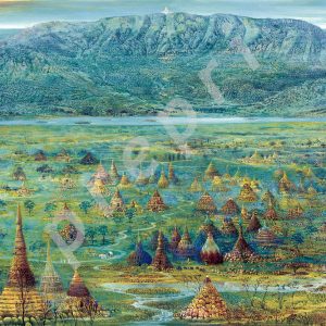 Weg zum Kloster Tant Kyi Myanmar