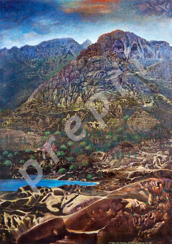 Animistische Gebirgslandschaft